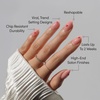 image:imageGlamnetic Press On Nails  Bluebelle  Short Almond Fake Nails with Pale Blue French Tips amp 3D Blueberry Accents on SemiSheer Base Glossy Finish Salon Quality  15 Sizes  30 Nail Kit with GlueJuicy Slice