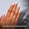 image:imageGlamnetic Press On Nails  Extra Short Fake Nails  Pearlescent Purple Velvet Press On Nails Salon Quality Kit with Glue  Oyster Baby  30 Nail Set in 12 Sizes3E  Pink Legacy