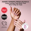 image:imageGlamnetic Press On Nails  Extra Short Fake Nails  Pearlescent Purple Velvet Press On Nails Salon Quality Kit with Glue  Oyster Baby  30 Nail Set in 12 Sizes2F  Oyster Opal