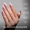 image:imageGlamnetic Press On Nails  Extra Short Fake Nails  Pearlescent Purple Velvet Press On Nails Salon Quality Kit with Glue  Oyster Baby  30 Nail Set in 12 Sizes3A  Pink Darling