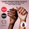 image:imageGlamnetic Press On Nails  Extra Short Fake Nails  Pearlescent Purple Velvet Press On Nails Salon Quality Kit with Glue  Oyster Baby  30 Nail Set in 12 Sizes5D  Berry Kiss