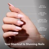 image:imageGlamnetic Press On Nails  Extra Short Fake Nails  Pearlescent Purple Velvet Press On Nails Salon Quality Kit with Glue  Oyster Baby  30 Nail Set in 12 Sizes3B  Pink Whisper