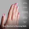 image:imageGlamnetic Press On Nails  Extra Short Fake Nails  Pearlescent Purple Velvet Press On Nails Salon Quality Kit with Glue  Oyster Baby  30 Nail Set in 12 Sizes2E  Oyster Baby