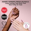 image:imageGlamnetic Press On Nails  Extra Short Fake Nails  Pearlescent Purple Velvet Press On Nails Salon Quality Kit with Glue  Oyster Baby  30 Nail Set in 12 Sizes2G  Timeless Oyster