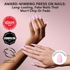 image:imageGlamnetic Press On Nails  Extra Short Fake Nails  Pearlescent Purple Velvet Press On Nails Salon Quality Kit with Glue  Oyster Baby  30 Nail Set in 12 Sizes1G  Iconic Pink