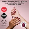 image:imageGlamnetic Press On Nails  Extra Short Fake Nails  Pearlescent Purple Velvet Press On Nails Salon Quality Kit with Glue  Oyster Baby  30 Nail Set in 12 Sizes5F  Berry Fierce