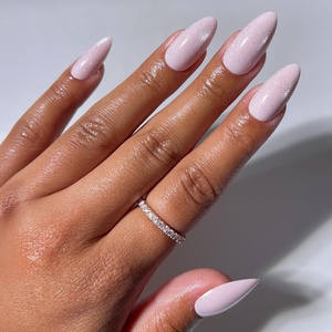 image:imageGlamnetic Press On Nails  Extra Short Fake Nails  Pearlescent Purple Velvet Press On Nails Salon Quality Kit with Glue  Oyster Baby  30 Nail Set in 12 Sizes3G  Promise Kept
