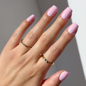 image:imageGlamnetic Press On Nails  Extra Short Fake Nails  Pearlescent Purple Velvet Press On Nails Salon Quality Kit with Glue  Oyster Baby  30 Nail Set in 12 Sizes1C  Pink Control