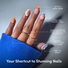 image:imageGlamnetic Press On Nails  Antipasto  Short Almond Fake Nails with Olives Tortoiseshell amp 3D Nail Art  Salon Quality Summer Nails  15 Sizes  30 Nail Kit with GlueCitrus Coast