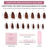 image:imageGlamnetic Press On Nails  Short Almond Fake Nails  Tortoiseshell Press On Nails Salon Quality Kit with Glue  Main Reference  30 Nail Set in 15 Sizes1G  Rich Behavior