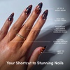 image:imageGlamnetic Press On Nails  Short Almond Fake Nails  Tortoiseshell Press On Nails Salon Quality Kit with Glue  Main Reference  30 Nail Set in 15 Sizes1G  Rich Behavior