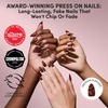 image:imageGlamnetic Press On Nails  Short Almond Fake Nails  Tortoiseshell Press On Nails Salon Quality Kit with Glue  Main Reference  30 Nail Set in 15 Sizes1G  Rich Behavior