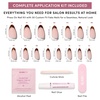image:imageGlamnetic Press On Nails  Short Almond Fake Nails  Tortoiseshell Press On Nails Salon Quality Kit with Glue  Main Reference  30 Nail Set in 15 Sizes2A  Too Much
