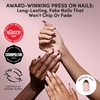 image:imageGlamnetic Press On Nails  Short Almond Fake Nails  Tortoiseshell Press On Nails Salon Quality Kit with Glue  Main Reference  30 Nail Set in 15 Sizes2A  Too Much