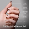 image:imageGlamnetic Press On Nails  Short Almond Fake Nails  Tortoiseshell Press On Nails Salon Quality Kit with Glue  Main Reference  30 Nail Set in 15 Sizes2B  No Apologies