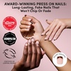 image:imageGlamnetic Press On Nails  Short Almond Fake Nails  Tortoiseshell Press On Nails Salon Quality Kit with Glue  Main Reference  30 Nail Set in 15 Sizes2C  The Trendsetter
