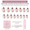 image:imageGlamnetic Press On Nails  Short Almond Fake Nails  Tortoiseshell Press On Nails Salon Quality Kit with Glue  Main Reference  30 Nail Set in 15 Sizes2D  The Original