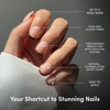 image:imageGlamnetic Press On Nails  Short Almond Fake Nails  Tortoiseshell Press On Nails Salon Quality Kit with Glue  Main Reference  30 Nail Set in 15 Sizes2E  Unbothered