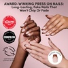 image:imageGlamnetic Press On Nails  Short Almond Fake Nails  Tortoiseshell Press On Nails Salon Quality Kit with Glue  Main Reference  30 Nail Set in 15 Sizes2F  Top Tier