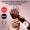 image:imageGlamnetic Press On Nails  Short Almond Fake Nails  Tortoiseshell Press On Nails Salon Quality Kit with Glue  Main Reference  30 Nail Set in 15 Sizes2G  No Competition