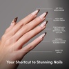 image:imageGlamnetic Press On Nails  Short Almond Fake Nails  Tortoiseshell Press On Nails Salon Quality Kit with Glue  Main Reference  30 Nail Set in 15 Sizes2G  No Competition