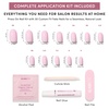 image:imageGlamnetic Press On Nails  Short Almond Fake Nails  Tortoiseshell Press On Nails Salon Quality Kit with Glue  Main Reference  30 Nail Set in 15 Sizes3B  Pink Permission