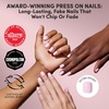 image:imageGlamnetic Press On Nails  Short Almond Fake Nails  Tortoiseshell Press On Nails Salon Quality Kit with Glue  Main Reference  30 Nail Set in 15 Sizes3E  Pink Pop
