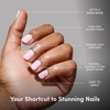 image:imageGlamnetic Press On Nails  Short Almond Fake Nails  Tortoiseshell Press On Nails Salon Quality Kit with Glue  Main Reference  30 Nail Set in 15 Sizes3E  Pink Pop
