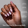 image:imageGlamnetic Press On Nails  Short Almond Fake Nails  Tortoiseshell Press On Nails Salon Quality Kit with Glue  Main Reference  30 Nail Set in 15 Sizes4B  Oyster Glow