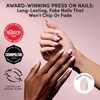 image:imageGlamnetic Press On Nails  Short Almond Fake Nails  Tortoiseshell Press On Nails Salon Quality Kit with Glue  Main Reference  30 Nail Set in 15 Sizes5B  Pink Whisper