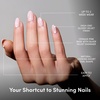 image:imageGlamnetic Press On Nails  Short Almond Fake Nails  Tortoiseshell Press On Nails Salon Quality Kit with Glue  Main Reference  30 Nail Set in 15 Sizes5C  Sweet Talk