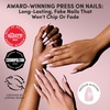 image:imageGlamnetic Press On Nails  Short Almond Fake Nails  Tortoiseshell Press On Nails Salon Quality Kit with Glue  Main Reference  30 Nail Set in 15 Sizes5G  Promise Kept