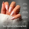 image:imageGlamnetic Press On Nails  Short Almond Fake Nails  Tortoiseshell Press On Nails Salon Quality Kit with Glue  Main Reference  30 Nail Set in 15 Sizes5G  Promise Kept