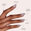 image:imageGlamnetic Black Lady Press On Nails  Short Almond Fake Nails  30 Pc Kit  Halloweenready Black press on nails for women Glitter glueon set Waterproof chipresistant up to 2 weeks wear