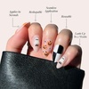 image:imageGlamnetic Glossy Boo Press On Nails  Short Almond Fake Nails  30 Pc Kit  Halloweenready press on nails for women Graphic glueon set Waterproof chipresistant up to 2 weeks wear