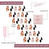image:imageGlamnetic Glossy Boo Press On Nails  Short Almond Fake Nails  30 Pc Kit  Halloweenready press on nails for women Graphic glueon set Waterproof chipresistant up to 2 weeks wear