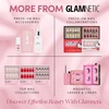 image:imageGlamnetic Wrapped Press On Nails  Short Almond Fake Nails  30 Pc Kit  Halloweenready White press on nails for women Graphic glueon set Waterproof chipresistant up to 2 weeks wear