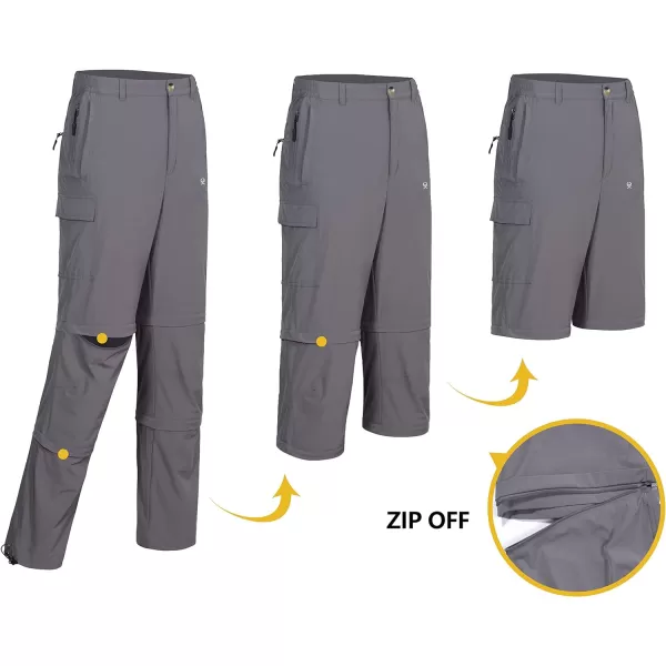 Little Donkey Andy Men's Stretch Convertible Pants, Zip-Off Quick-Dry Hiking Pants, UV Protection, Lightweight