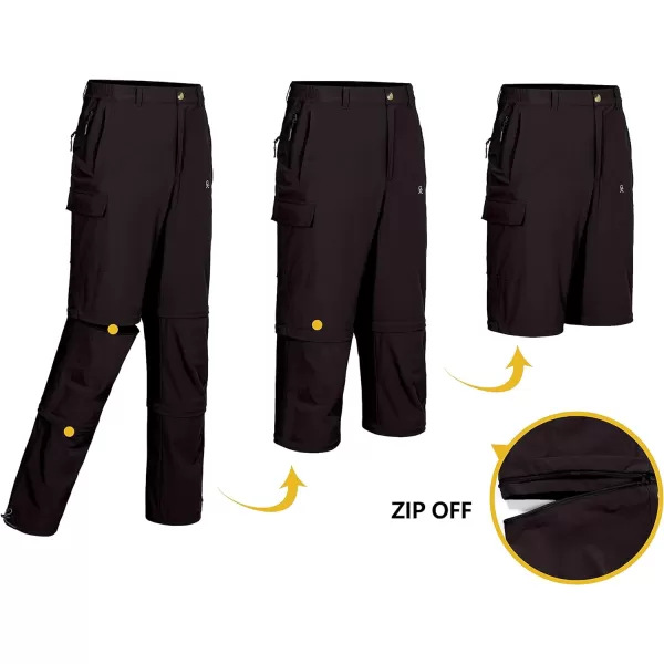 Little Donkey Andy Men's Stretch Convertible Pants, Zip-Off Quick-Dry Hiking Pants, UV Protection, Lightweight