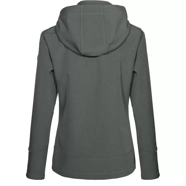 Little Donkey Andy Women's Softshell Jacket Ski Jacket with Removable Hood, Fleece Lined and Water Repellent