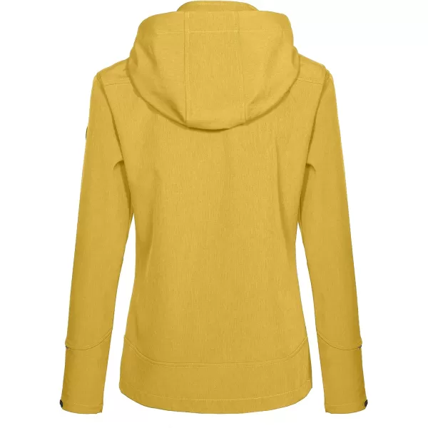 Little Donkey Andy Women's Softshell Jacket Ski Jacket with Removable Hood, Fleece Lined and Water Repellent