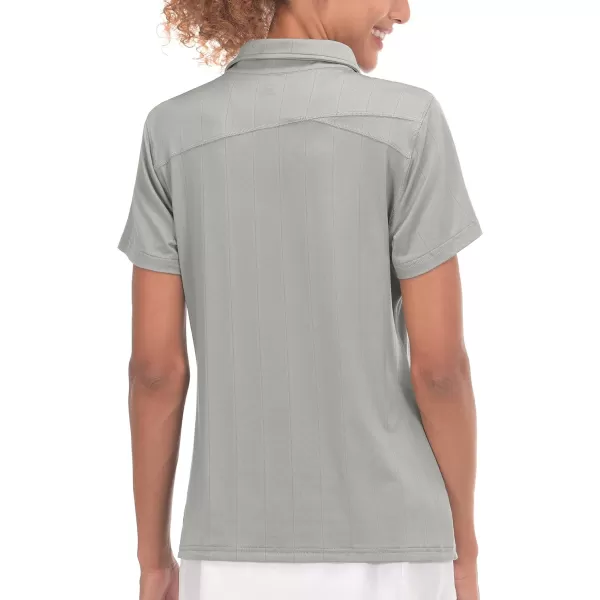 Little Donkey Andy Women's Ultra Stretch Quick Dry Lightweight Golf Polo Shirts Moisture Wicking Top UPF50+ Tennis Sports