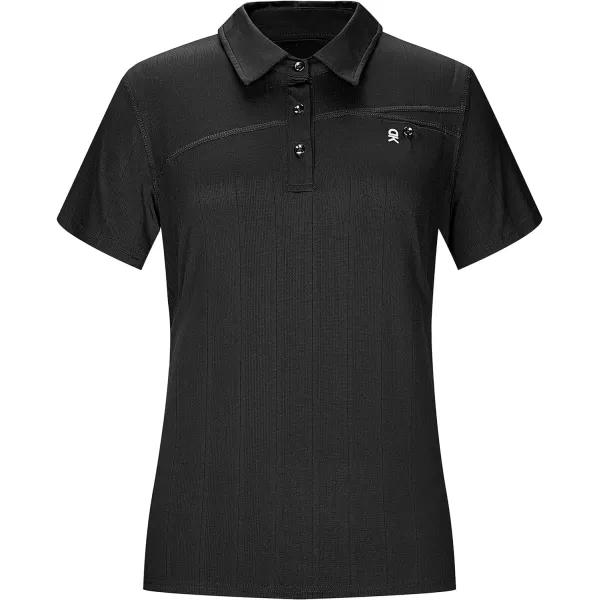Little Donkey Andy Women's Ultra Stretch Quick Dry Lightweight Golf Polo Shirts Moisture Wicking Top UPF50+ Tennis Sports