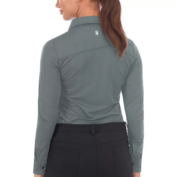 Little Donkey Andy Women's Ultra Stretch Quick Dry Lightweight Golf Polo Shirts Moisture Wicking Top UPF50+ Tennis Sports