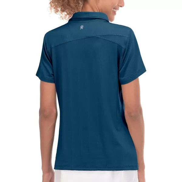 Little Donkey Andy Women's Ultra Stretch Quick Dry Lightweight Golf Polo Shirts Moisture Wicking Top UPF50+ Tennis Sports