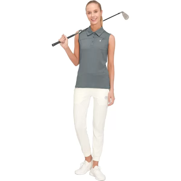Little Donkey Andy Women's Ultra Stretch Quick Dry Lightweight Golf Polo Shirts Moisture Wicking Top UPF50+ Tennis Sports