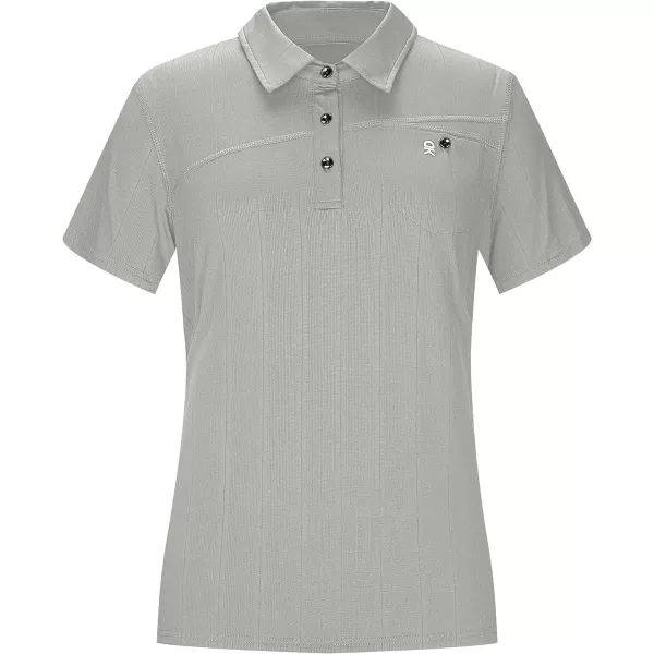 Little Donkey Andy Women's Ultra Stretch Quick Dry Lightweight Golf Polo Shirts Moisture Wicking Top UPF50+ Tennis Sports