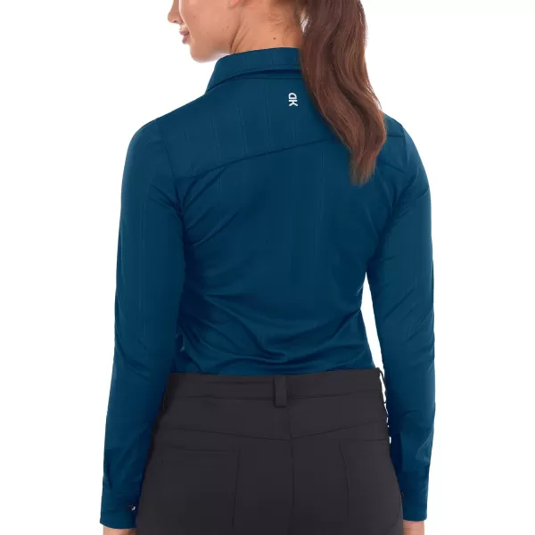 Little Donkey Andy Women's Ultra Stretch Quick Dry Lightweight Golf Polo Shirts Moisture Wicking Top UPF50+ Tennis Sports