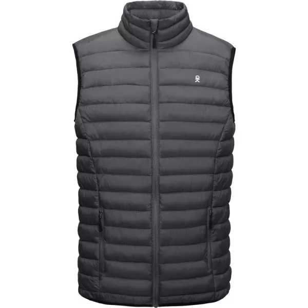 Little Donkey Andy Men's Lightweight Warm Puffer Vest Outdoor Sleeveless Jacket for Golf Hiking Casual Travel