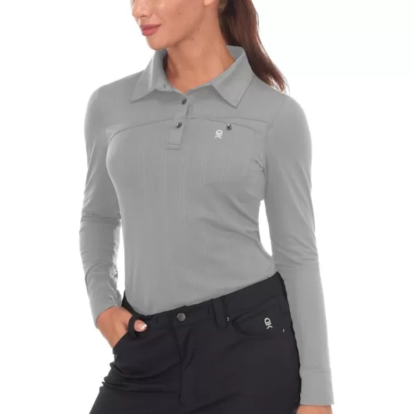 Little Donkey Andy Women's Ultra Stretch Quick Dry Lightweight Golf Polo Shirts Moisture Wicking Top UPF50+ Tennis Sports